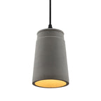 6-Sided Cement Industrial Kitchen Pendant Light — Minimalist Unique