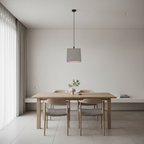 6-Sided Cement Industrial Kitchen Pendant Light — Minimalist Unique