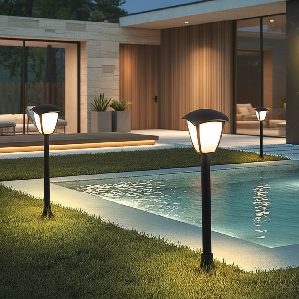 Black E27 Pendant Style Outdoor Wall Light — Waterproof Classic Garden