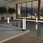 Acrylic IP65 Outdoor Pillar Light — Decorative Lawn Landscape LED