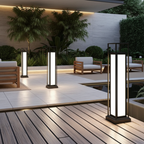 Acrylic IP65 Outdoor Pillar Light — Decorative Lawn Landscape LED