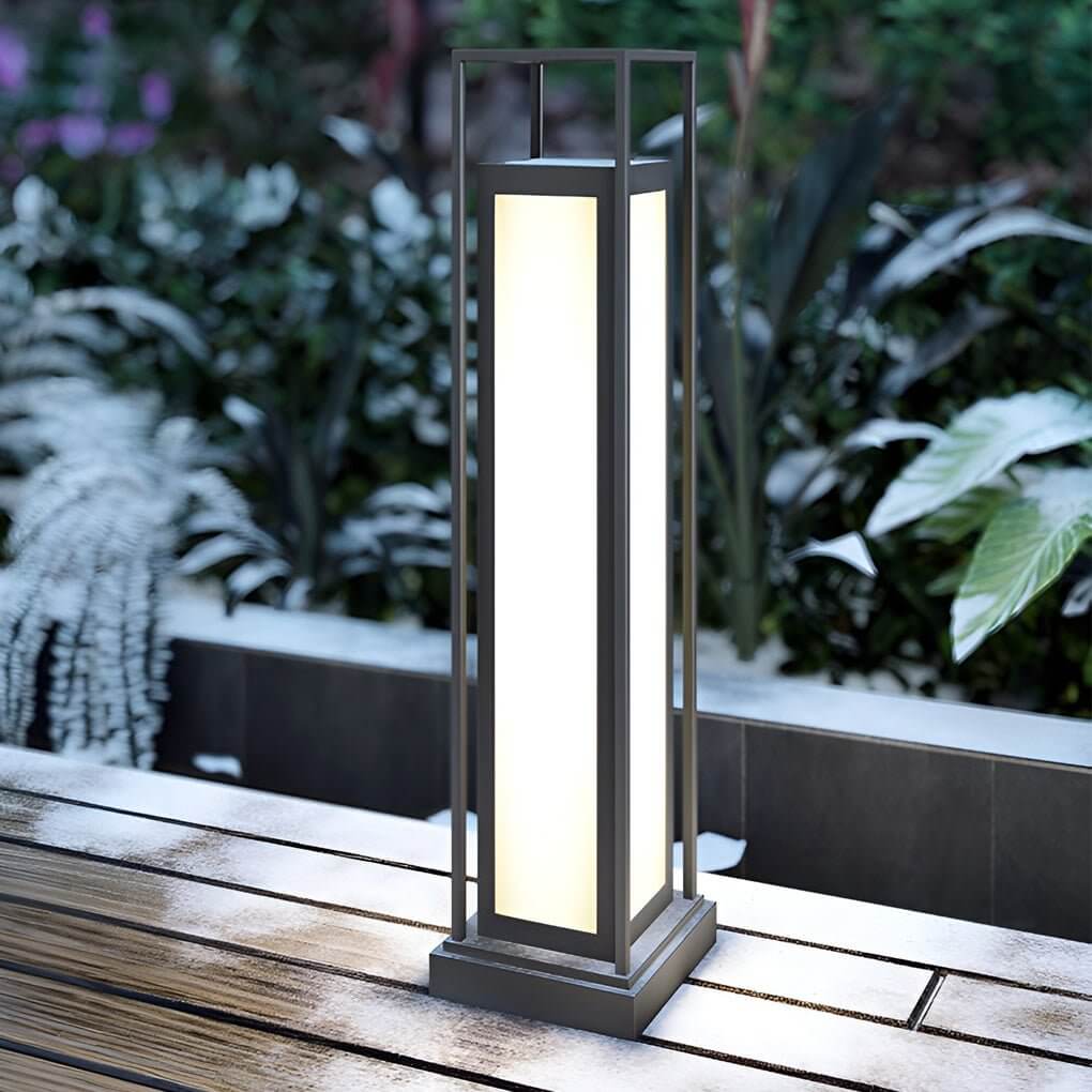 Acrylic IP65 Outdoor Pillar Light — Decorative Lawn Landscape LED