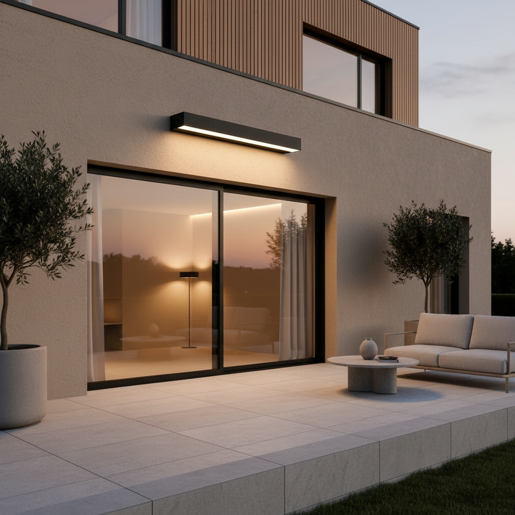 Adjustable LED Outdoor Ceiling Porch Light — Dual Colour Temperature IP65