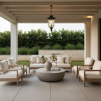 Aluminium Weatherproof Outdoor Pendant Light — IP44 Adjustable Hanging