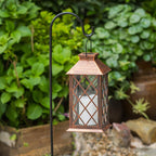Antique Bronze Solar Hanging Garden Lantern — Warm White Eco Friendly