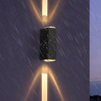 Modern Outdoor Wall Sconce | Dual-Beam Up Down Wall Lights with Waterproof Design | Elegant Exterior Lighting for Architectural Enhancement 6