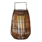 BambooGlow | Stylish Solar Powered Outdoor Lantern with Dual Power Options 7
