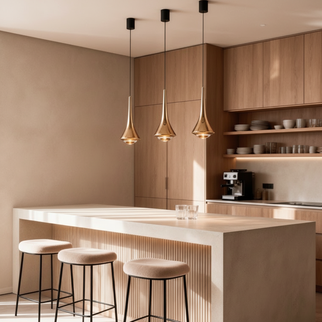 Black Adjustable Mini Industrial LED Pendant Light — Home Office Cozy