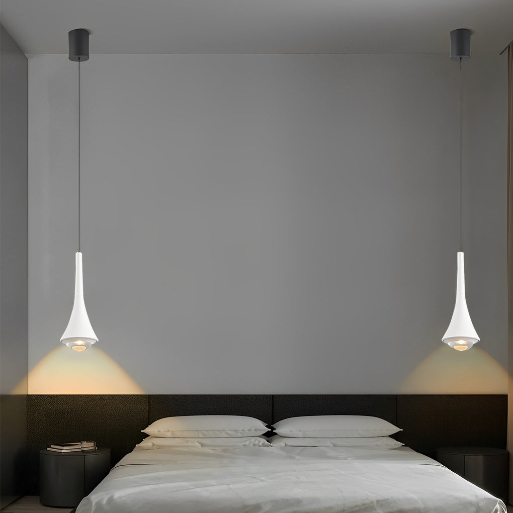 Black Adjustable Mini Industrial LED Pendant Light — Home Office Cozy