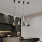Black Adjustable Mini Industrial LED Pendant Light — Home Office Cozy