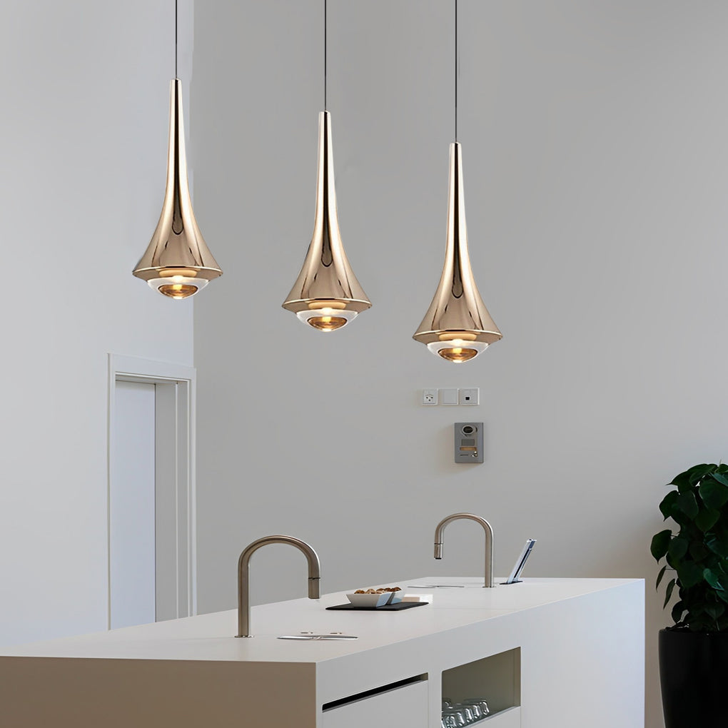 Black Adjustable Mini Industrial LED Pendant Light — Home Office Cozy