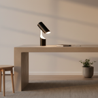 Black Compact Adjustable Contemporary Energy Efficient LED Desk Lamp