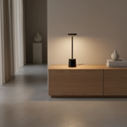 Black Cordless Adjustable Colour Temperature Nordic LED Table Lamp