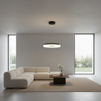 Black Dimmable Aluminium LED Pendant Light — Warm White Bedroom Dining