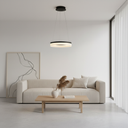 Black Dimmable Aluminium LED Pendant Light — Warm White Bedroom Dining