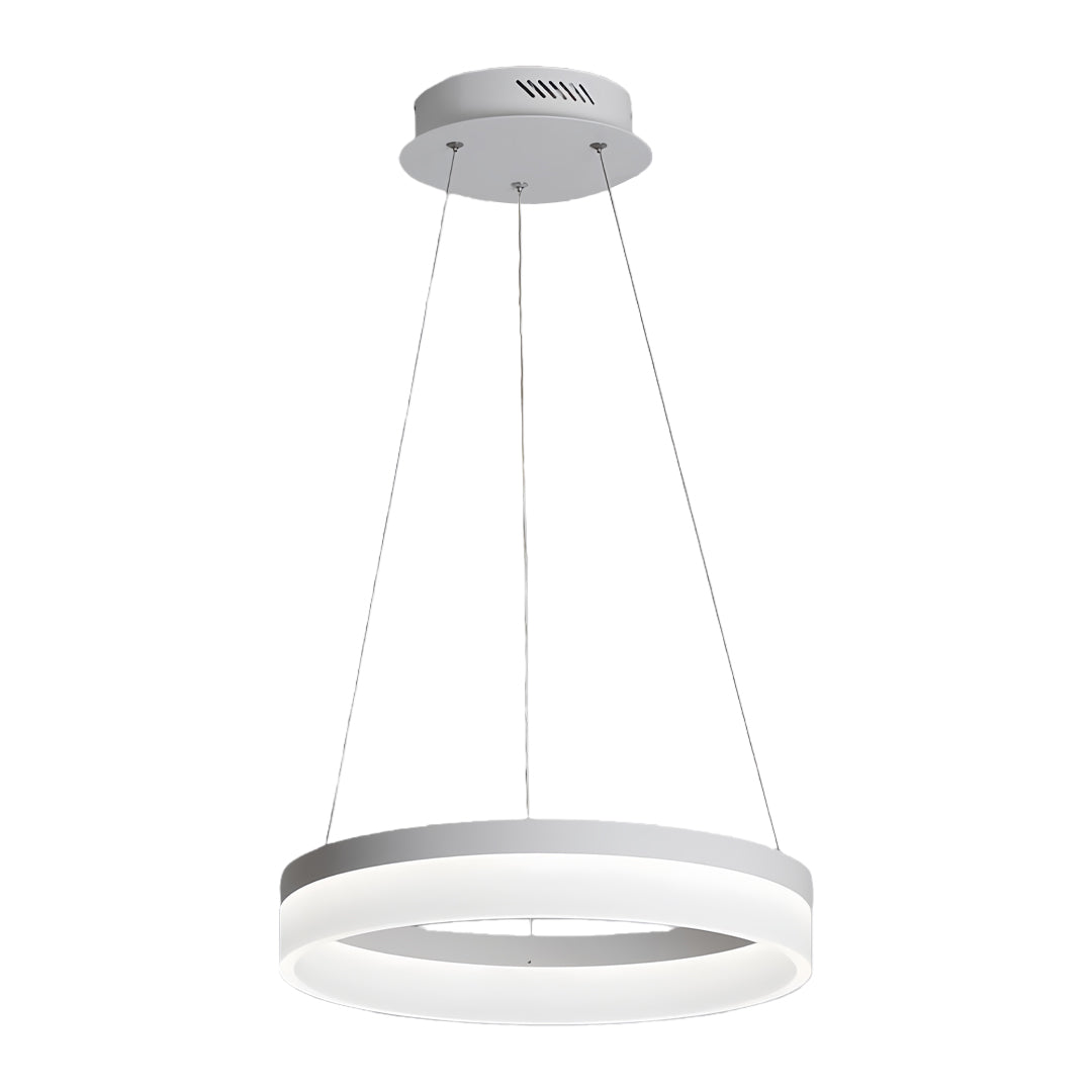 Black Dimmable Aluminium LED Pendant Light — Warm White Bedroom Dining