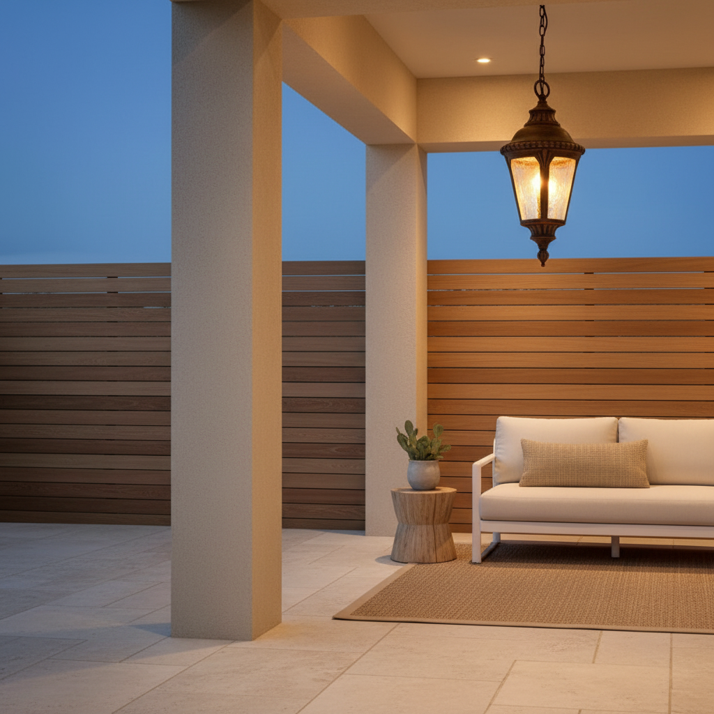 Black Glass Outdoor Pendant Light — Adjustable Ceiling American Classic