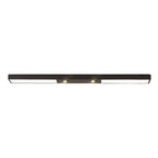 Black Iron 2-Light Linear Adjustable LED Pendant Ceiling Lamp — Kitchen