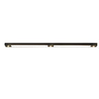 Black Iron 2-Light Linear Adjustable LED Pendant Ceiling Lamp — Kitchen