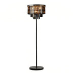 LuxeCrystal | Elegant Handcrafted Black Floor Lamp with Crystal Shade 9