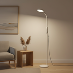 Black Iron Touch Control Adjustable Colour Eye Care Standing Floor Lamp