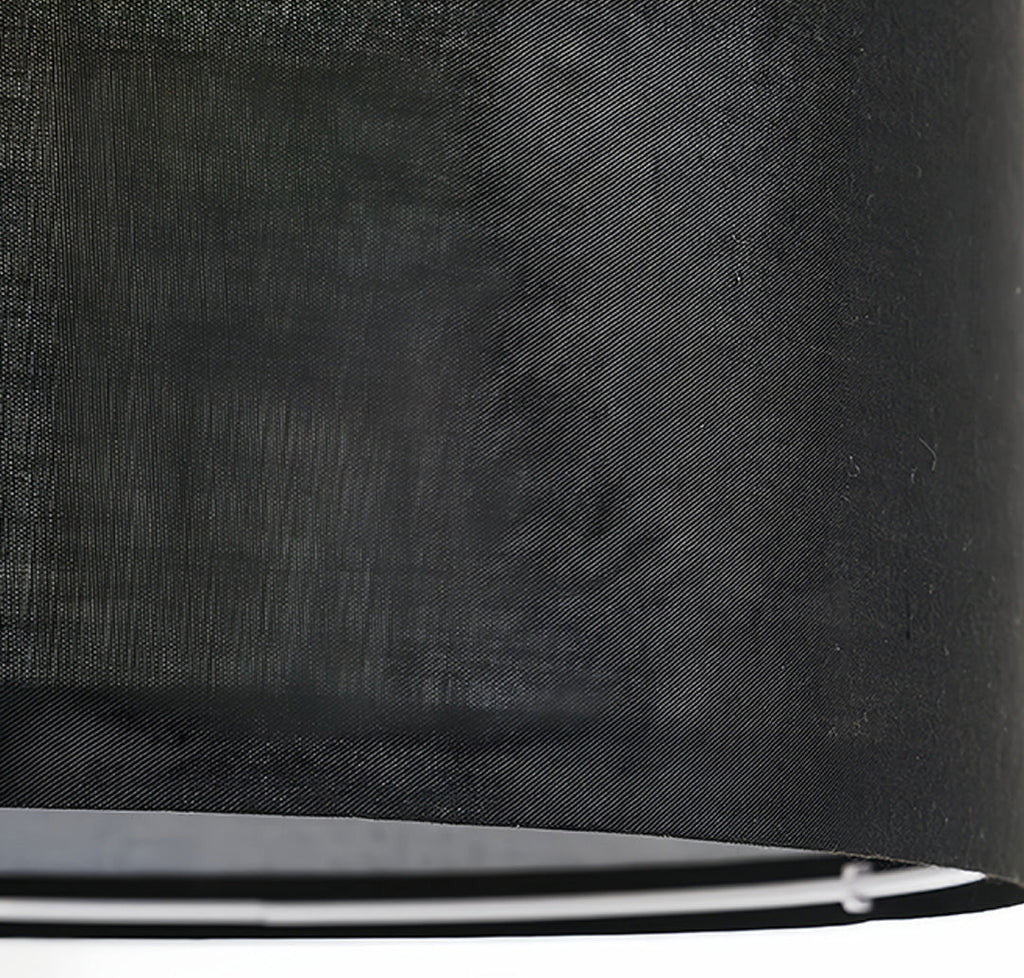 Luminara | Modern Minimalist Black Floor Lamp with Fabric Shade 6