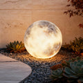 Black Moon Shape Decorative Outdoor Garden Wall Light — Waterproof LED