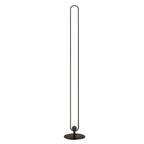 Lunaris | Sleek Modern Black Oval Floor Lamp with LED Lighting 4