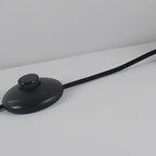 Lunaris | Sleek Modern Black Oval Floor Lamp with LED Lighting 6