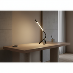 Black Three-Legged Dimmable Eye-Care Minimalist LED Bedroom Table Lamp