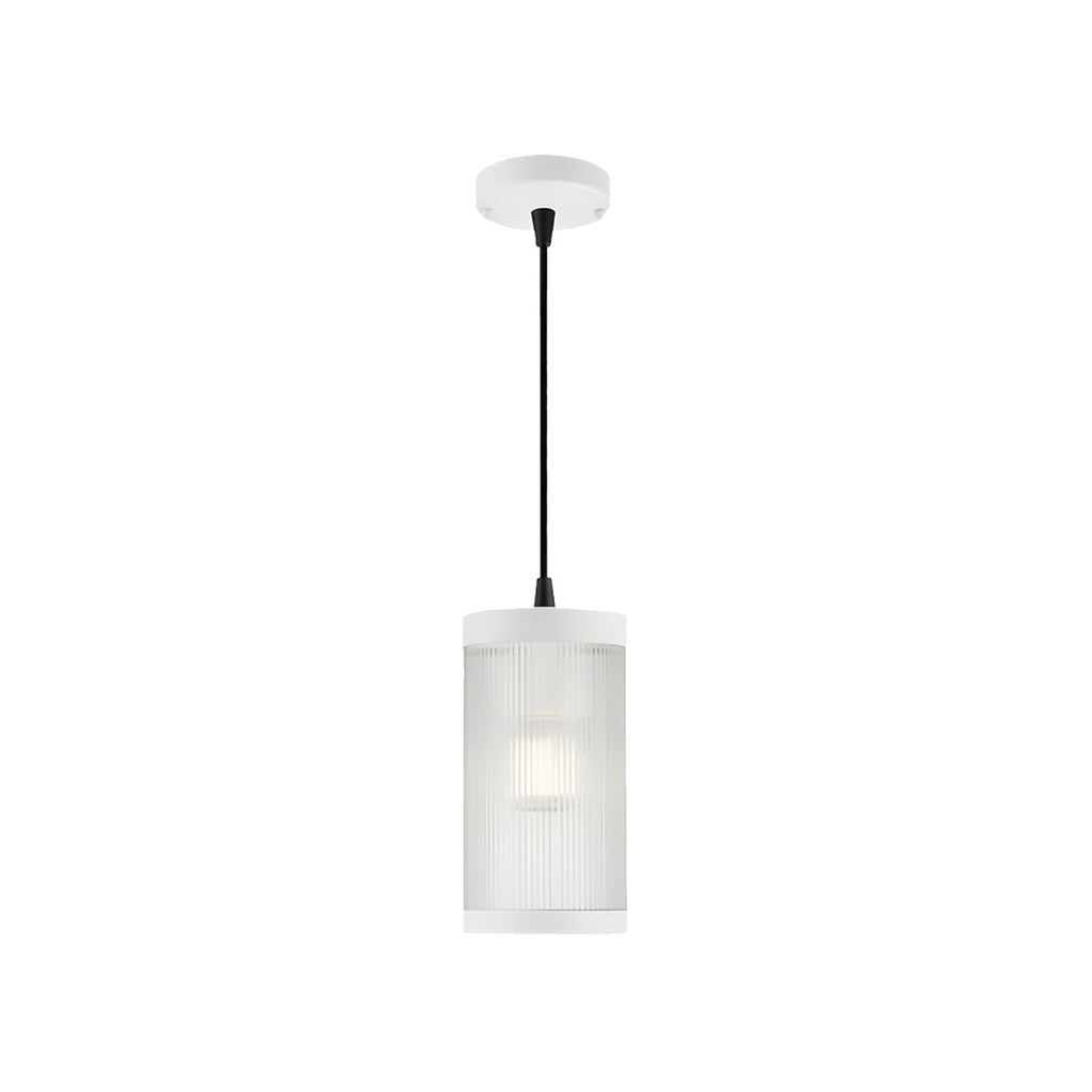 Black Waterproof Outdoor LED Pendant Light — Stainless Steel Modern Hanging