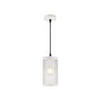 Black Waterproof Outdoor LED Pendant Light — Stainless Steel Modern Hanging