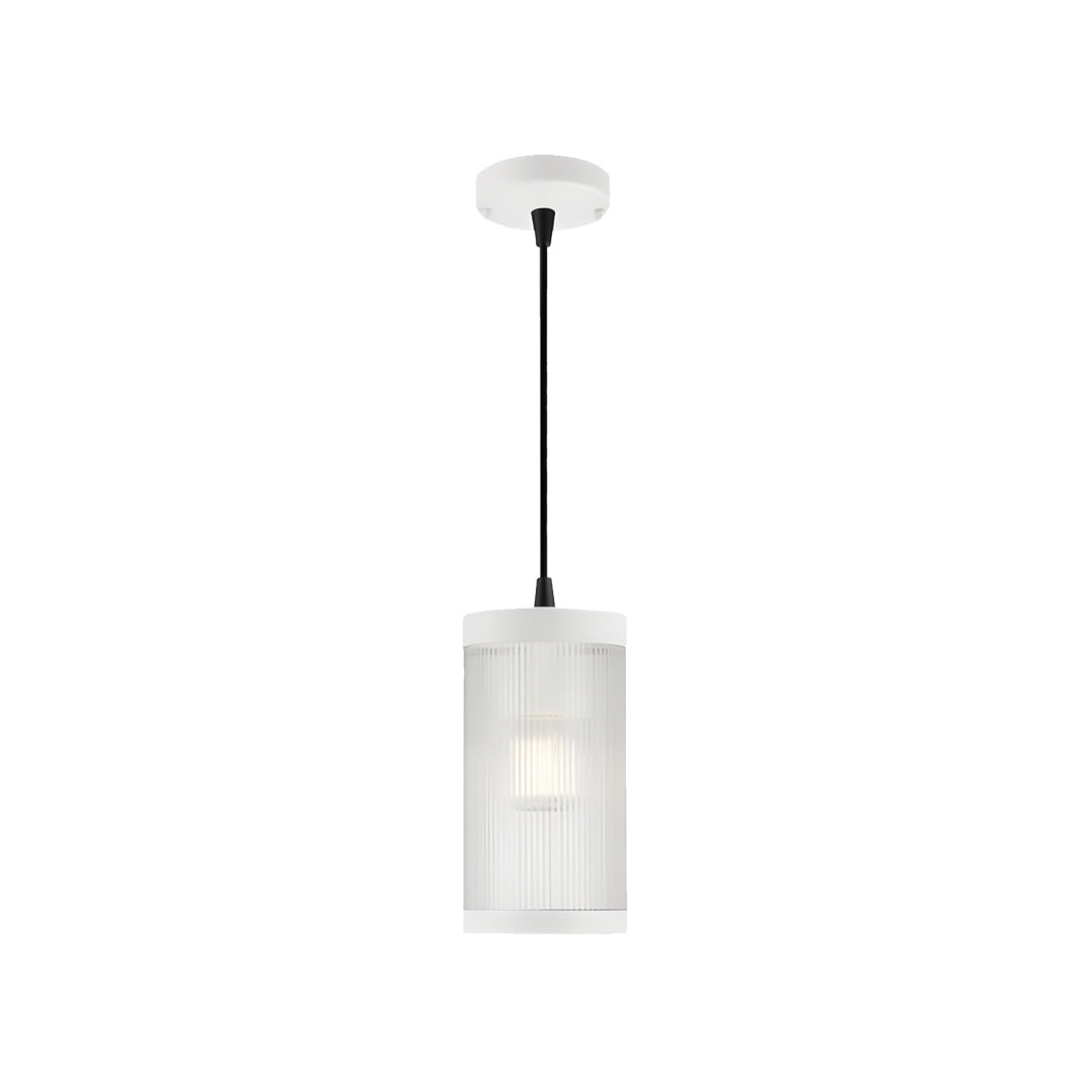 Black Waterproof Outdoor LED Pendant Light — Stainless Steel Modern Hanging