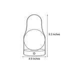 Luminara | Stylish Cordless Brass LED Bedside Table Lamp with Adjustable Light 8