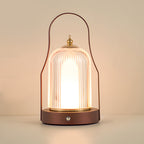 Luminara | Stylish Cordless Brass LED Bedside Table Lamp with Adjustable Light 4