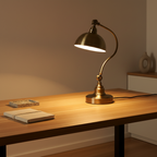 Bronze Adjustable Gooseneck Remote Control LED Home Office Desk Lamp