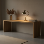 Bronze Adjustable Gooseneck Remote Control LED Home Office Desk Lamp