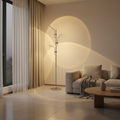 Chrome 3-Light Multi-Directional Adjustable Neutral White LED Floor Lamp