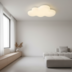 Cloud Design Eye Care LED Flush Mount Ceiling Light — Children's Room