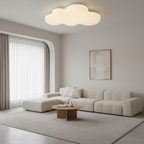 Cloud Design Eye Care LED Flush Mount Ceiling Light — Children's Room