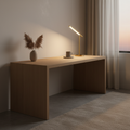 Copper Acrylic Shade Adjustable Contemporary Workspace LED Desk Lamp