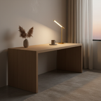 Copper Acrylic Shade Adjustable Contemporary Workspace LED Desk Lamp