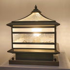 Elegant Solar Garden Lights | Retro Copper Pillar Light with Dual Power Options | Perfect for Outdoor Ambiance 7