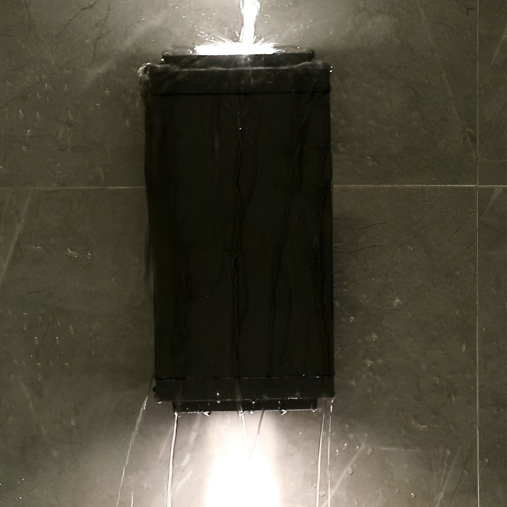 Die-Cast Aluminium Outdoor Wall Lantern — Up Down Dual Beam White LED