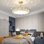Dimmable Starry Sky LED Flush Mount Ceiling Light — Children's Bedroom