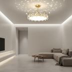 Dimmable Starry Sky LED Flush Mount Ceiling Light — Children's Bedroom