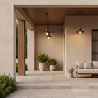 Gold Bronze Industrial Outdoor Pendant Light — E27 Garden Hanging Lamp