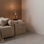 Gold Glass Dome LED Candle Style Battery Operated Cosy Table Lamp
