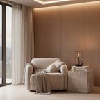 Gold Glass Dome LED Candle Style Battery Operated Cosy Table Lamp