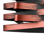 Gold Iron Ribbon E27 Kitchen Pendant Light — Industrial Hardwired Metal